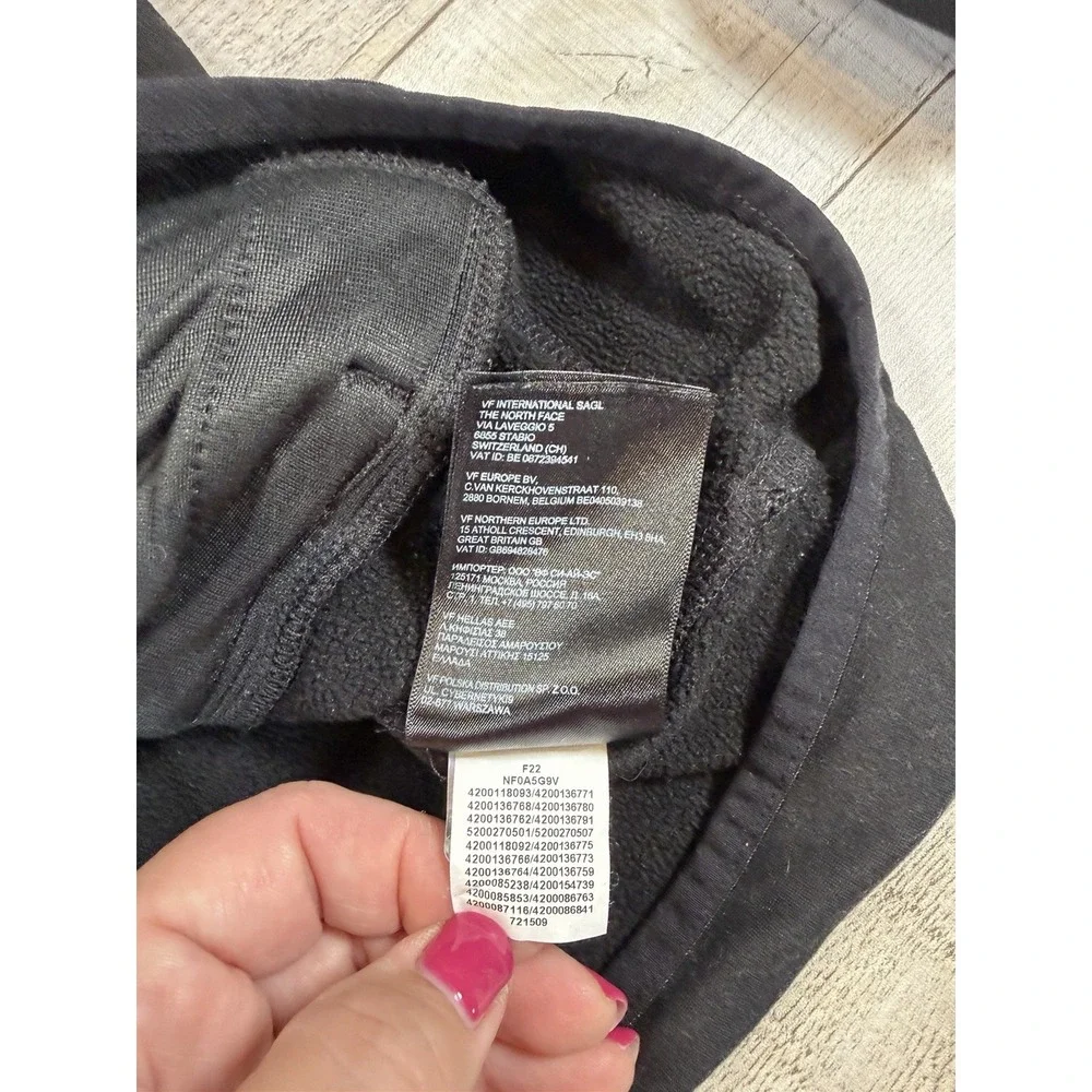 The North Face Mens XXL Black Full Zip Fleece Jacket Stretch Zip Pockets TNF